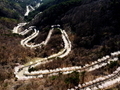 의령군, 자굴산 색소폰도로 벚꽃 절정