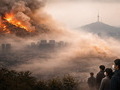 북서풍 타고 직격탄…국외 산불발 초미세먼지 급습